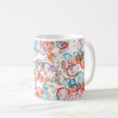 Moderne bubbelkunst. koffiemok (Voorkant rechts)