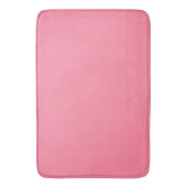 Moderne bubble roze Plain Solid Kleur Badmat (Voorkant Verticaal)