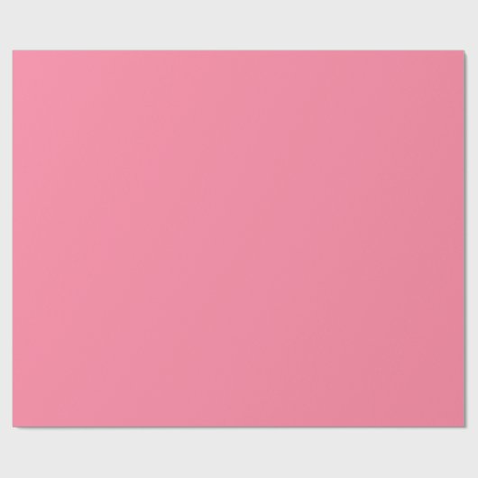 Moderne bubble roze Plain Solid Kleur Cadeaupapier (Vlak)