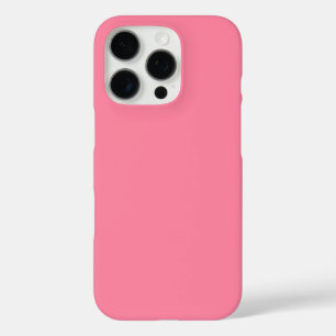 Moderne bubble roze Plain Solid Kleur iPhone 16 Pro Hoesje
