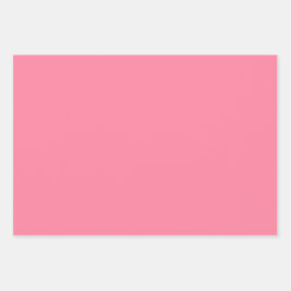 Moderne bubble roze Plain Solid Kleur Inpakpapier Vel