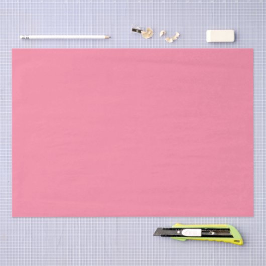 Moderne bubble roze Plain Solid Kleur Tissuepapier (Craft)