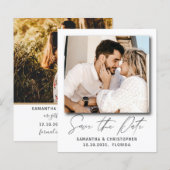 Moderne Budget Foto Save Our Date Uitnodiging (Voorkant / Achterkant)