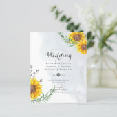 Moderne BUDGET Sunflower Yellow Wedite (Staand voorkant)