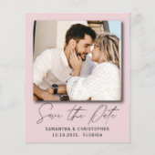 Moderne budgetfoto bespaart onze uitnodiging voor  (Voorkant)