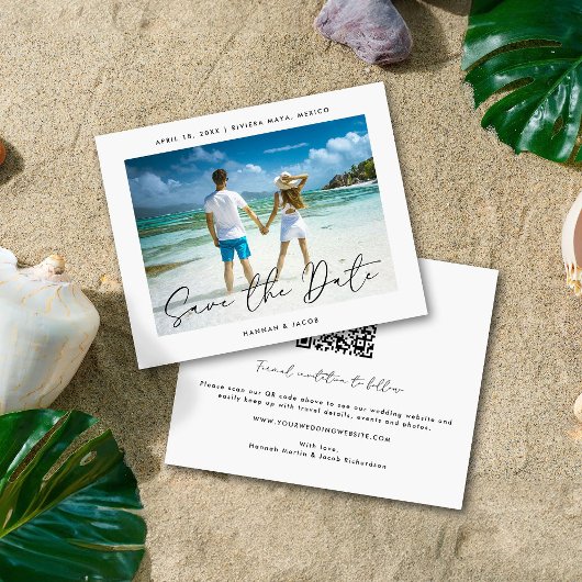 Moderne budgetfoto Bewaar de datum