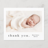 Moderne budgetfoto Collage Baby Hartelijk dank (Voorkant)