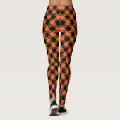 Moderne Buffalo Plaid Patroon Tijdloos Checkerboar Leggings (Achterkant)