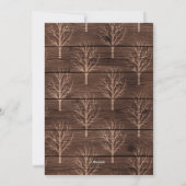 Moderne Buffalo Pset Elegant Script WERKT eenvoudi Feestdagenkaart (Achterkant)