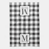 Moderne buffelcontrole voor herenhuis Black Theedoek (Verticaal)