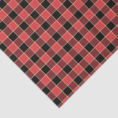 Moderne buffelcontrolepatroon Aangepaste kleuren S Tissuepapier (Detail)