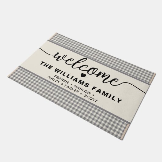 Moderne buffercontrole van de boerderij deurmat (Schuin)