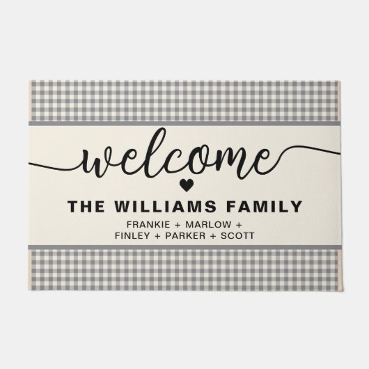 Moderne buffercontrole van de boerderij deurmat (Voorkant)