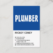 Moderne buis, pruimen, pruimen visitekaartje (Voorkant)