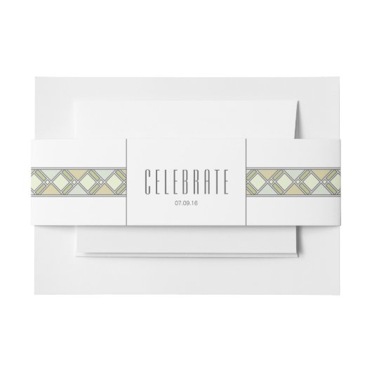 Moderne buis uitnodigingen wikkel (Voorkant Voorbeeld)