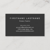 Moderne buitenruimte visitekaartje (Achterkant)