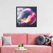 Moderne Bulb Flame Light Fire LED Canvas Afdruk (Insitu (Woonkamer))