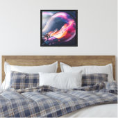Moderne Bulb Flame Light Fire LED Canvas Afdruk (Insitu (Slaapkamer))