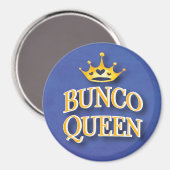Moderne Bunco Queen Royal Waterverf Crown Magneet (Voorkant / Achterkant)