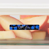 Moderne bundeling voor blauwbes met gloeiend uitei labels (Aangebracht)