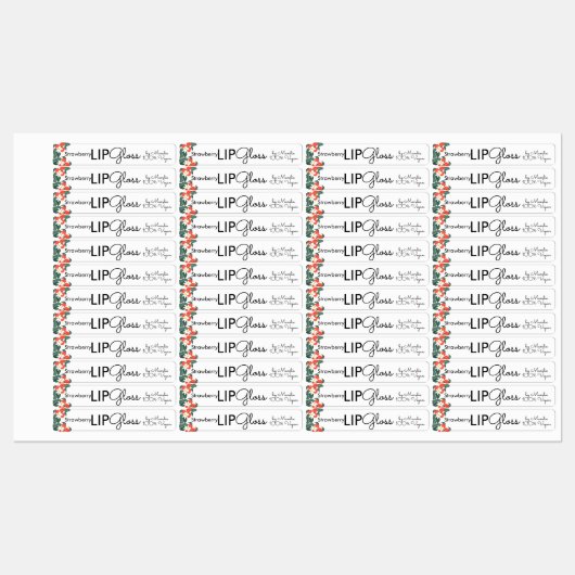 Moderne bundeling voor het merken van aardbeien me labels (Vel)