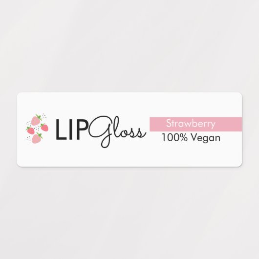 Moderne bundeling voor het merken van aardbeien me labels (Design 1)