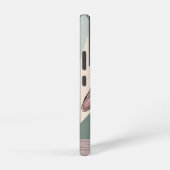 Moderne Bunny Portret in Sage Samsung Galaxy Hoesje (Rechterkant)