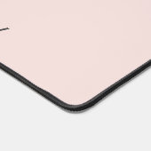 Moderne Business Blush Roze Elegant Bureaumat (Hoek)