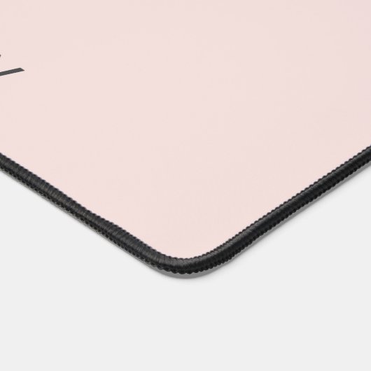 Moderne Business Blush Roze Elegant Bureaumat (Hoek)