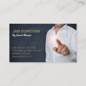 Moderne Business Casual Key Account Manager Visitekaartje (Achterkant)