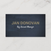 Moderne Business Casual Key Account Manager Visitekaartje (Voorkant)