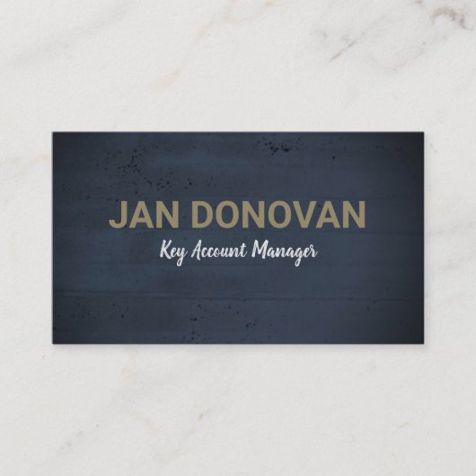 Moderne Business Casual Key Account Manager Visitekaartje (Voorkant)