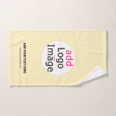 Moderne Business Chic  Logo Vanilla Handdoek (Handdoek)