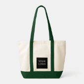 Moderne Business Company Logo Tote Bag (Achterkant)