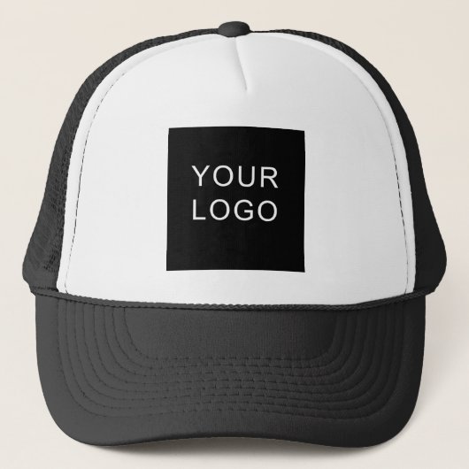 Moderne Business Company Logo Trucker Pet (Voorkant)