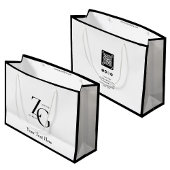 Moderne Business Custom Logo | Minimalist QR-code Groot Cadeauzakje