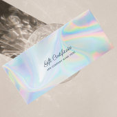 Moderne Business Holographic DIY Cadeaubon
