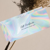 Moderne Business Holographic DIY Cadeaubon