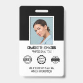 Moderne Business ID Security Black Badge (Voorzijde)
