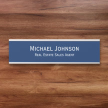 Moderne Business Kantoor Naam Titel Professional