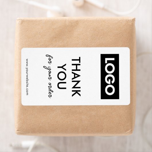 Moderne Business Logo Box Seal Etiket (Insitu)