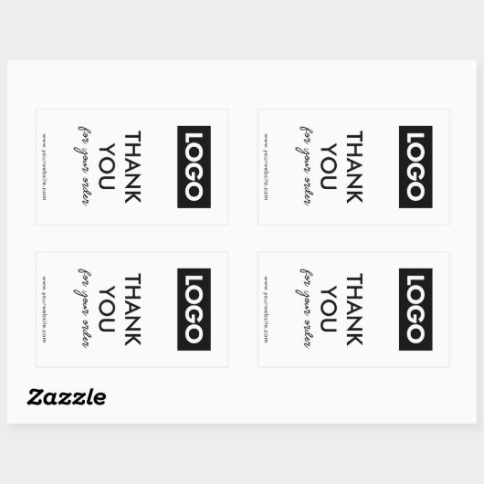 Moderne Business Logo Box Seal Sticker (Vel)