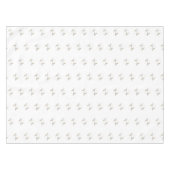 Moderne Business Logo Clean Minimal Company White Tafelkleed (Voorkant (Horizontaal))