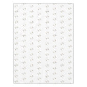 Moderne Business Logo Clean Minimal Company White Tafelkleed (Voorkant)