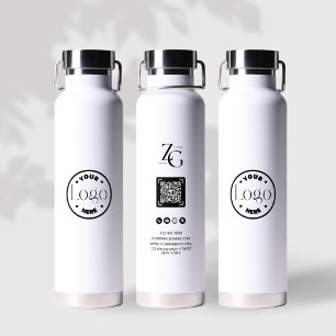 Moderne Business Logo Custom QR Code Professional Waterfles