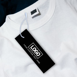 Moderne Business Logo Label Clothing Hang Label Mini Visitekaartjes