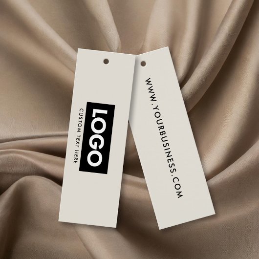 Moderne Business Logo Label Clothing Hang Label Mini Visitekaartjes