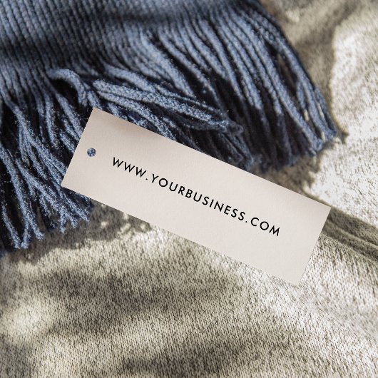 Moderne Business Logo Label Clothing Hang Label Mini Visitekaartjes