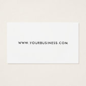 Moderne Business Logo Label Clothing Hang Label Visitekaartje (Achterkant)
