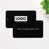 Moderne Business Logo Label Clothing Hang Label Visitekaartje (Bureau)